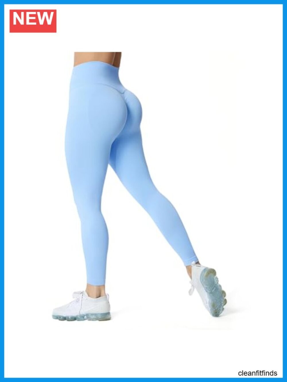 Scrunch Butt Lifting Seamless Leggings High Waisted Yoga Pants 23"
